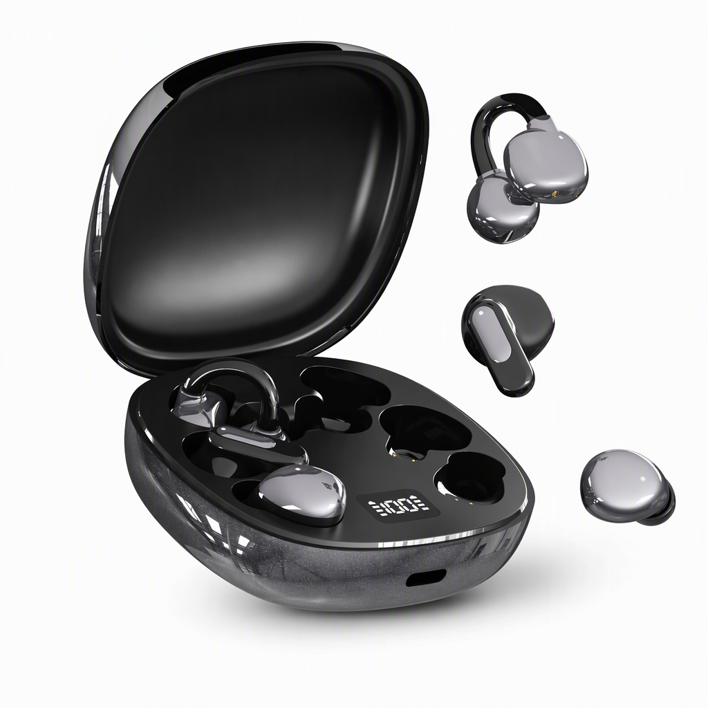Listen 3 Ways Instantly! Multi-Wear Bluetooth Earbuds