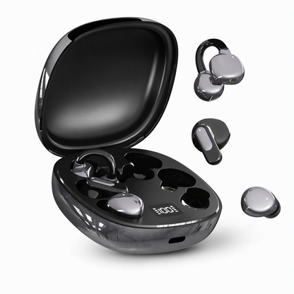 Listen 3 Ways Instantly! Multi-Wear Bluetooth Earbuds