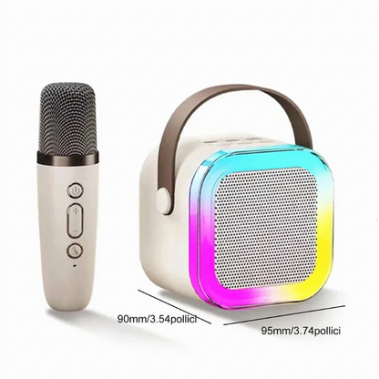 🎉 Save 50% Now! Mini Karaoke Machine for Kids with Wireless Microphones – Music, Fun & Singing at Home 🎤✨