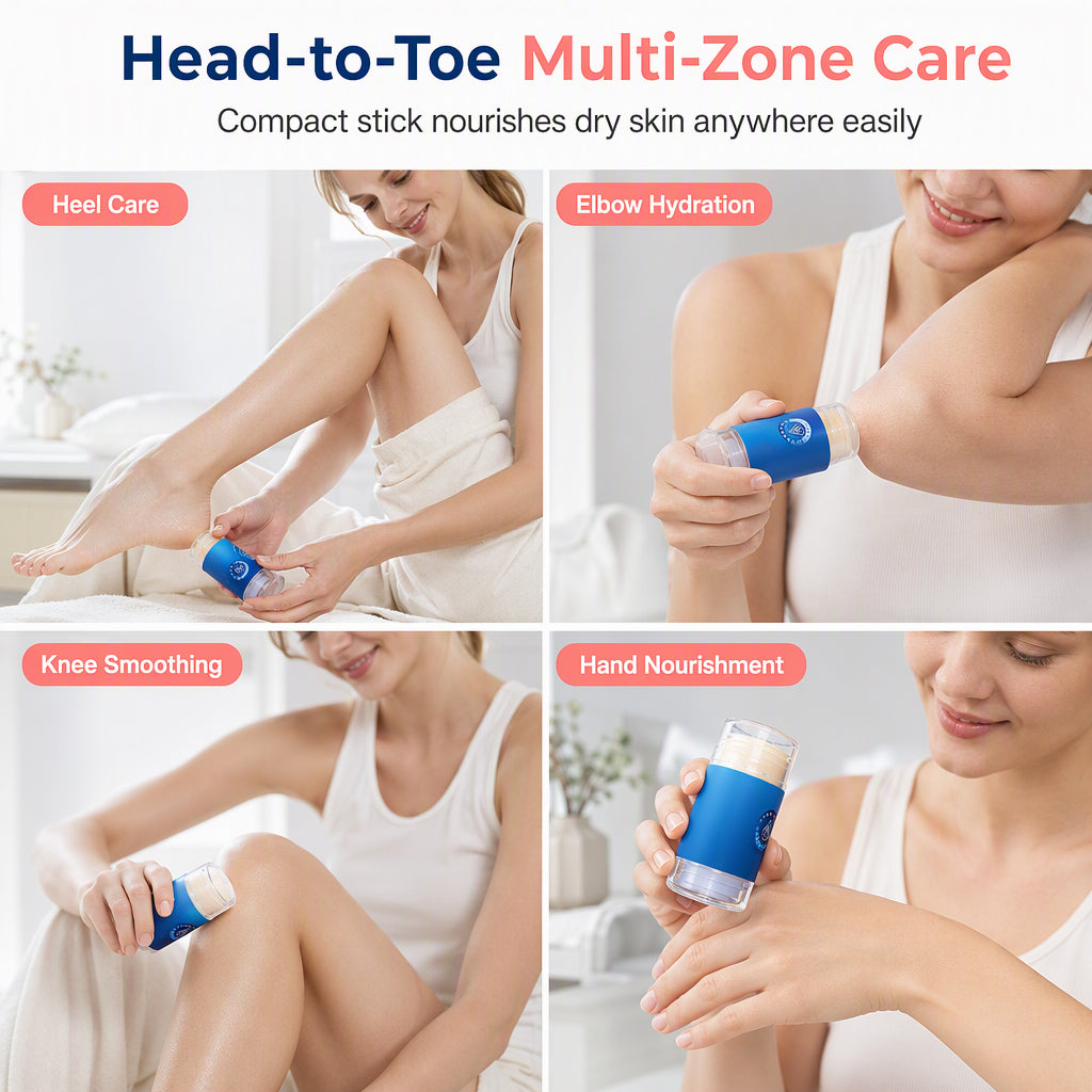Heal Dry Hands & Heels Instantly! Squalane Moisture Balm Stick