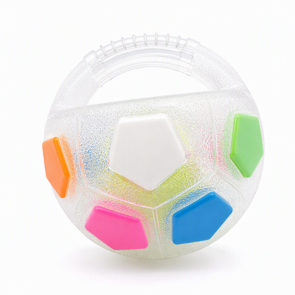 Interactive Dog Soccer Ball Toy with Grab Tabs