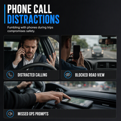🚗SP11 Car Sun Visor Bluetooth Hands Free Speakerphone with Vibration Activated Auto Power On A2DP Support and Caller ID Voice Prompt