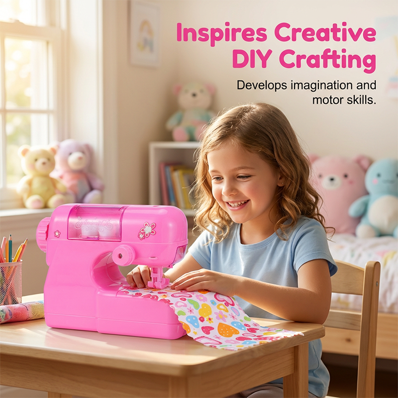 Start Sewing Safely Instantly! Kids Electric Sewing Machine Toy