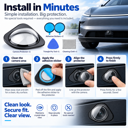 Front Camera Protective Cover for Electric Vehicles
