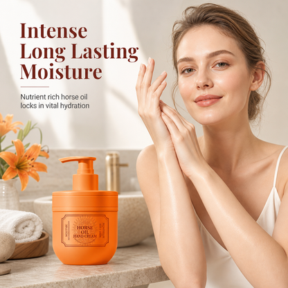 Horse Oil Hand Cream for Moisturizing and Hydrating