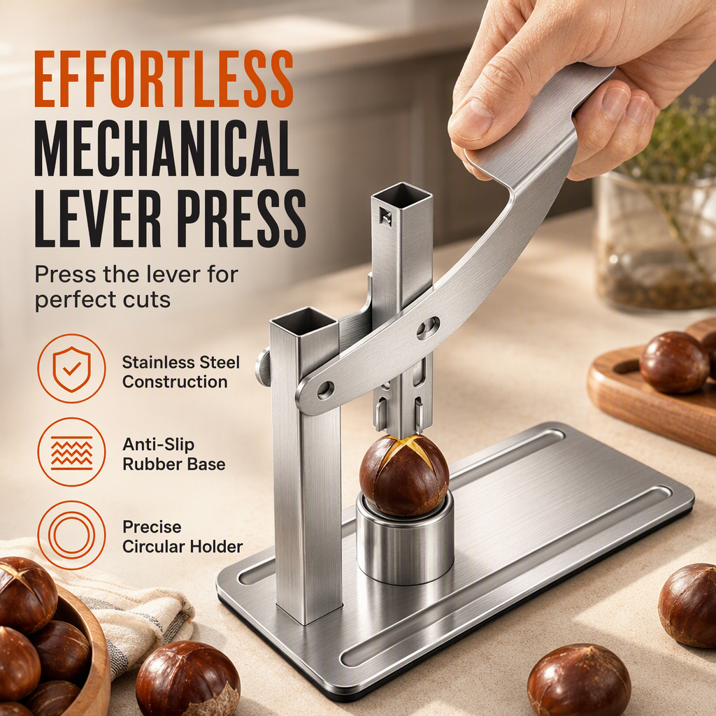 🌰 Stainless Steel Chestnut and Nut Cracker