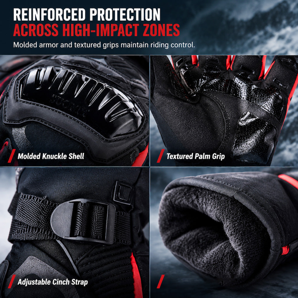 ⏳Time-Limited Special ⏰Winter Motorcycle Riding Gloves with Waterproof Windproof Protection