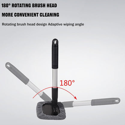 🚗 Expandable Windshield Cleaner Tool – Reusable Microfiber Glass Cleaning Kit
