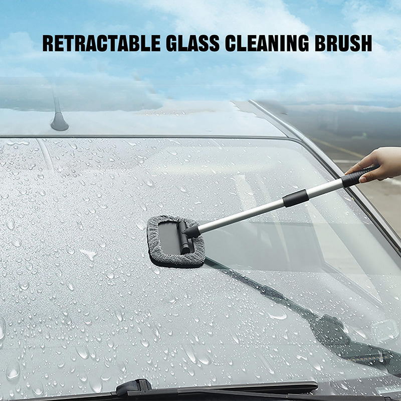 🚗 Expandable Windshield Cleaner Tool – Reusable Microfiber Glass Cleaning Kit