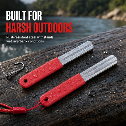Portable Double Sided Fish Hook Sharpener