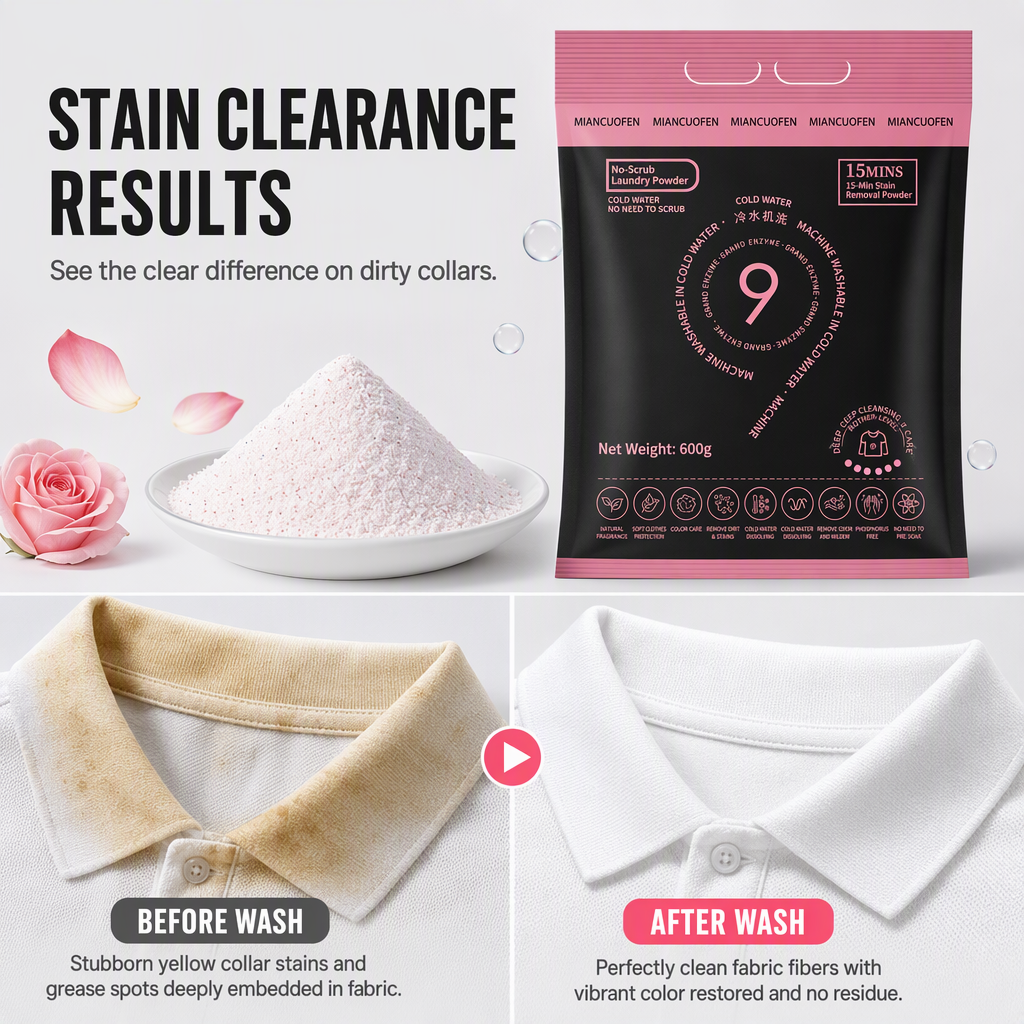 Household Deep Cleaning Laundry Detergent Powder