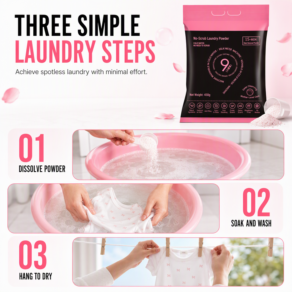Household Deep Cleaning Laundry Detergent Powder