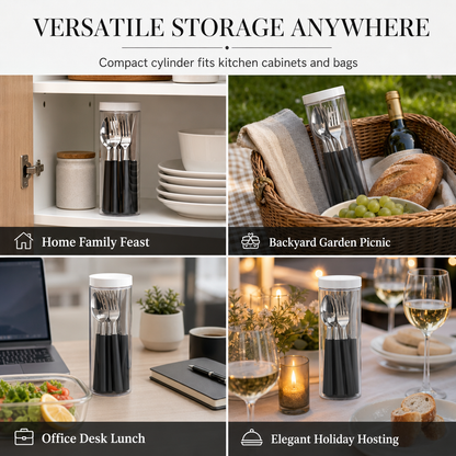 Stainless Steel Flatware Set for Hotel and Home Use