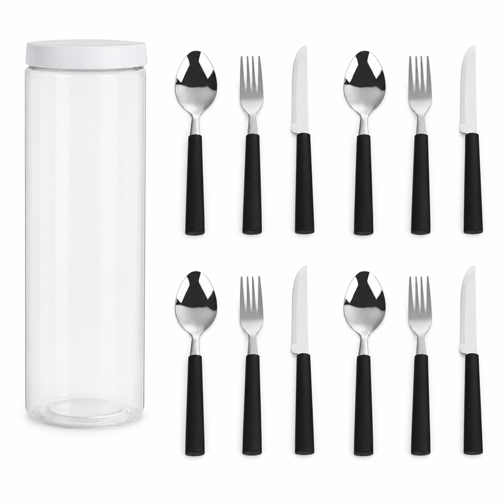 Stainless Steel Flatware Set for Hotel and Home Use