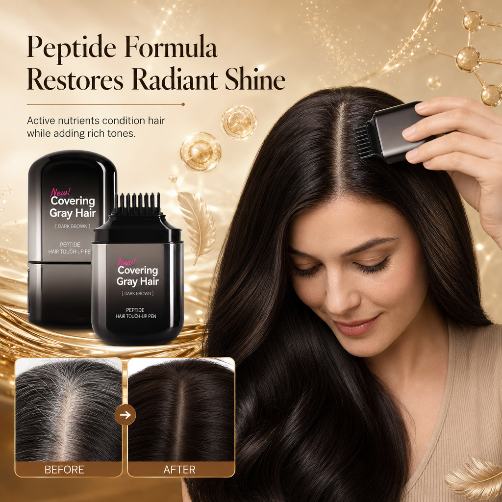 Temporary Hair Color Touch Up Stick for Gray Coverage