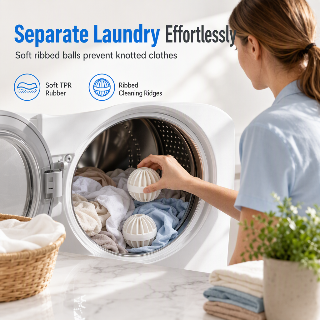 Reusable Lantern Shaped Anti-Tangling Laundry