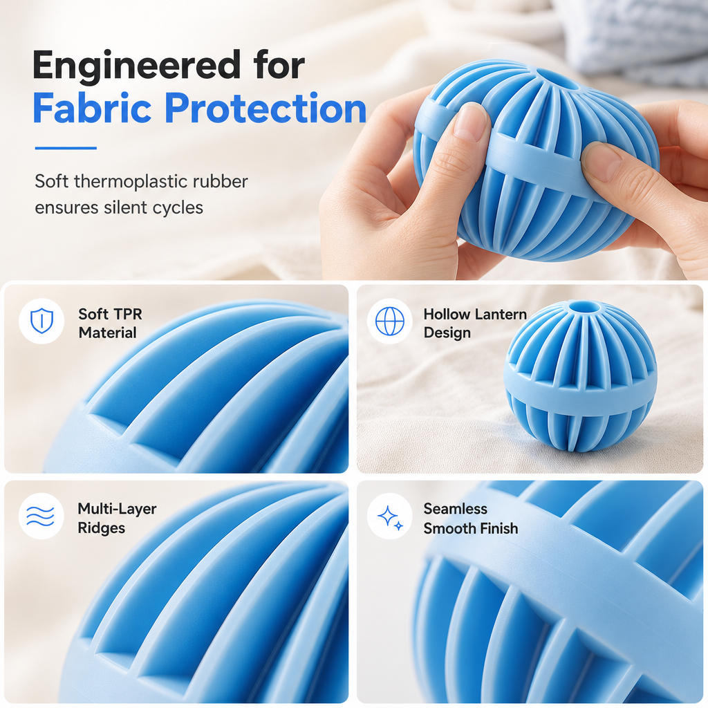 Reusable Lantern Shaped Anti-Tangling Laundry