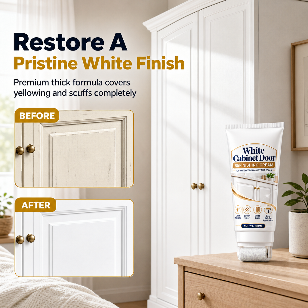 Wood Furniture Repair and Renovation Paste with Built-in Roller Brush