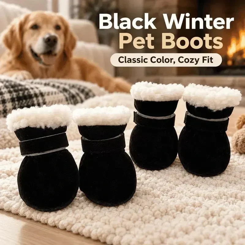 🔥 Hoje, 50 % de desconto!🐱🐶Botas quentes de inverno para cães com forro macio de pelúcia