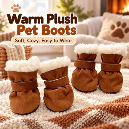 🔥 Hoje, 50 % de desconto!🐱🐶Botas quentes de inverno para cães com forro macio de pelúcia