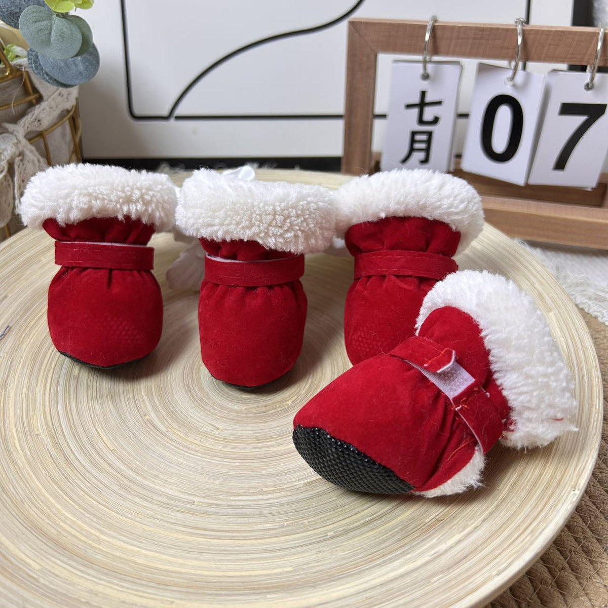 🔥 Hoje, 50 % de desconto!🐱🐶Botas quentes de inverno para cães com forro macio de pelúcia
