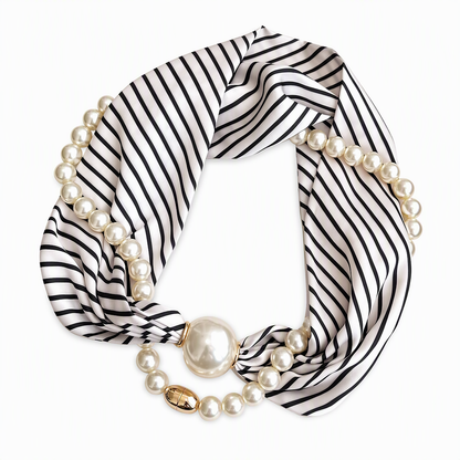 🌟New Arrival💕Magnetic Clasp Pearl Scarf Necklace