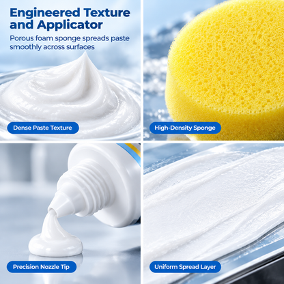 Winter Car Snow Melt Residue Cleaning Paste and Salt Stain Remover for Auto Body with Cleaning Sponge 30ml