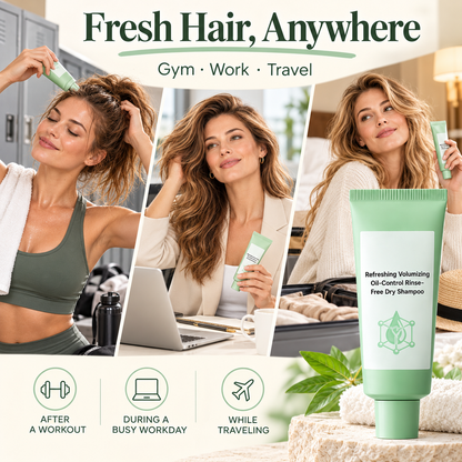Refreshing Volumizing Rinse-Free Dry Shampoo Gel