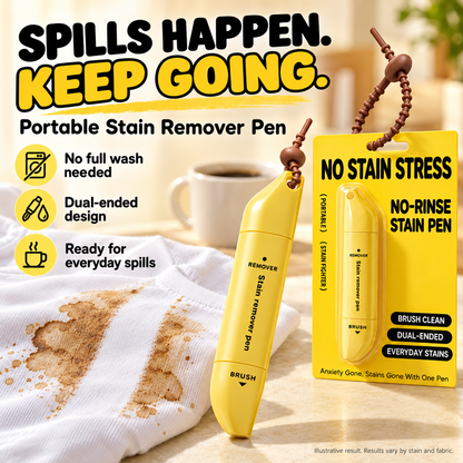 🥳2026 HOT SALE🥳Portable Dual-Head Stain Remover Pen