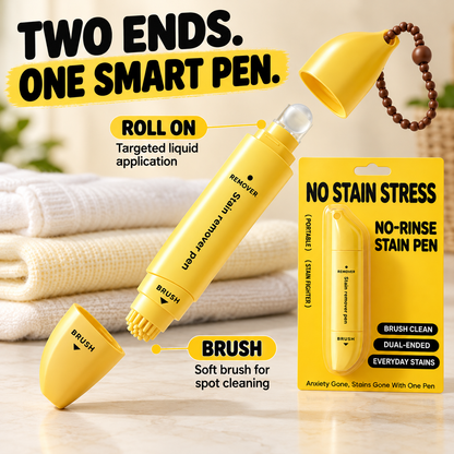 🥳2026 HOT SALE🥳Portable Dual-Head Stain Remover Pen