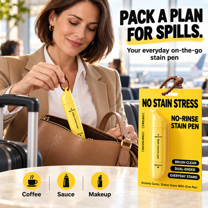 🥳2026 HOT SALE🥳Portable Dual-Head Stain Remover Pen