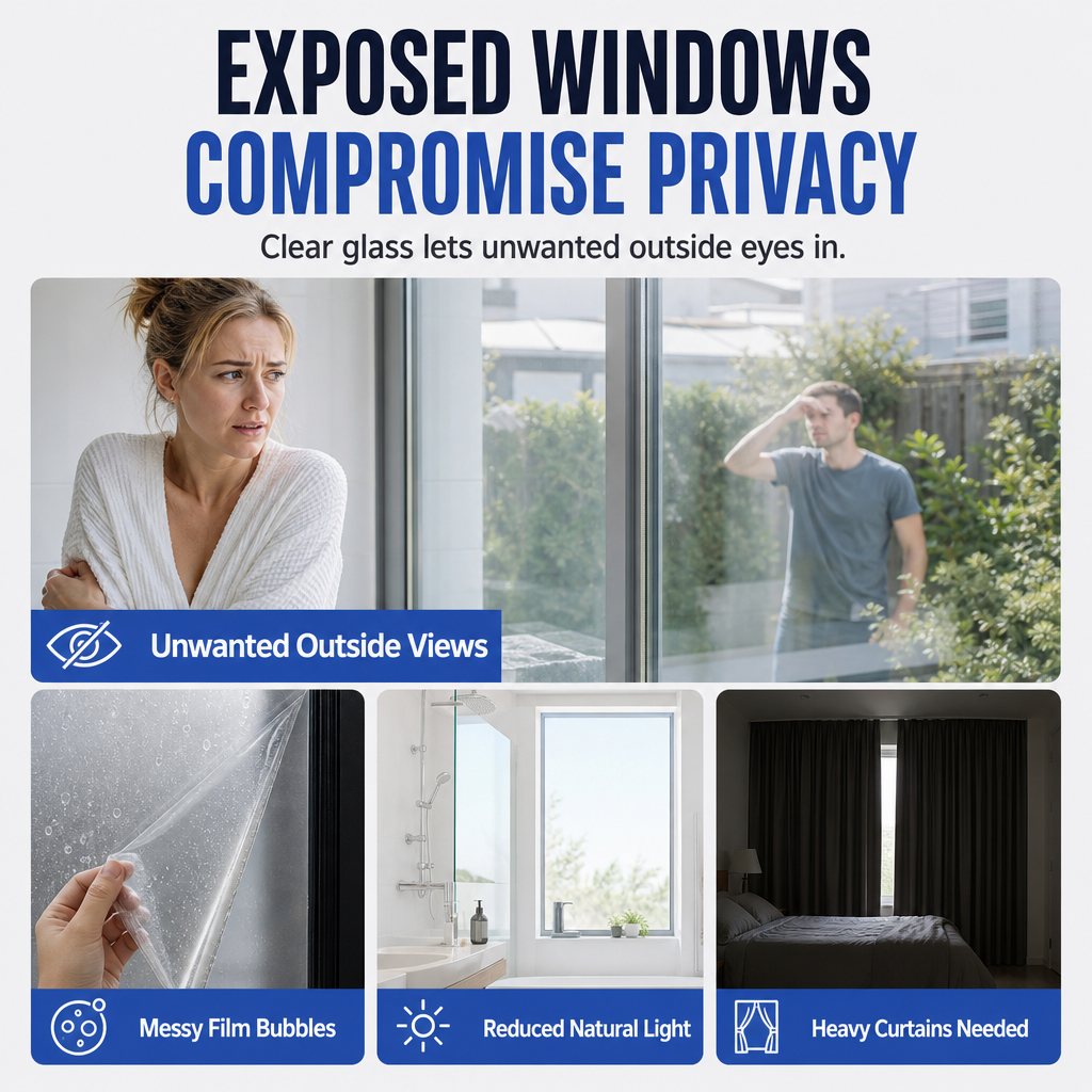 Frosted Glass Privacy Coating Kit – Water-Based Window Treatment