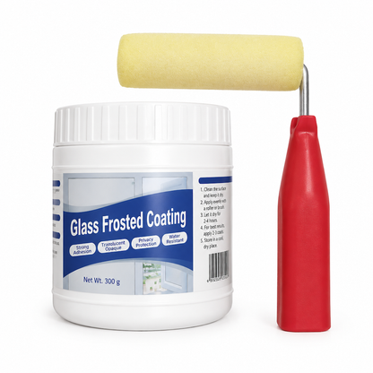 Frosted Glass Privacy Coating Kit – Water-Based Window Treatment