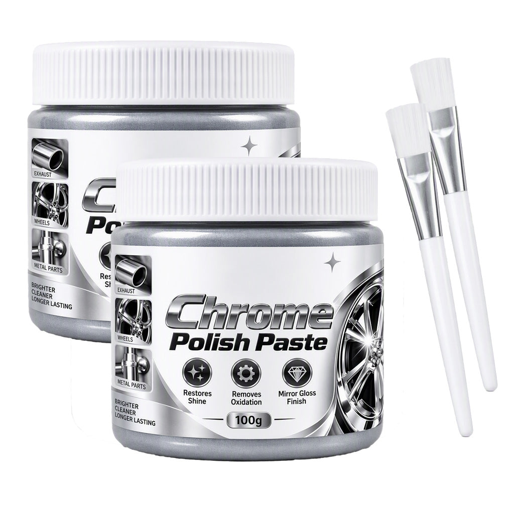💥 50% Off Now ✨ Chrome Metal Restoration Paste — Mirror Shine & Scratch-Free Polish 🚗