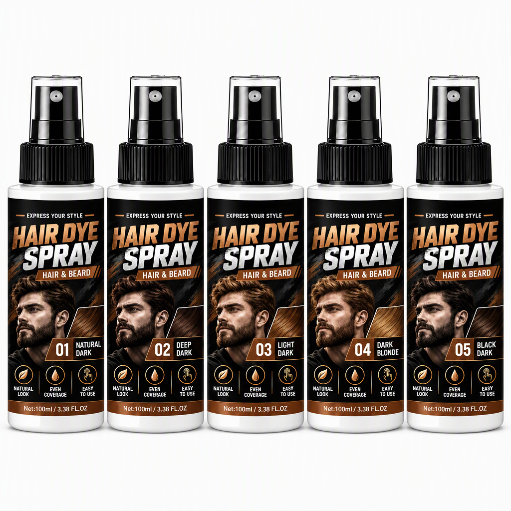 Men's Hair and Beard Dye Spray