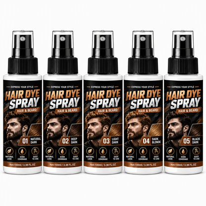 Men's Hair and Beard Dye Spray