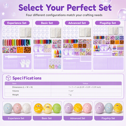 📢📢50% OFF !! ⏰💞50K+ SOLD! 🧪DIY Squeeze Ball Making Kit – mix colorful clay & sparkling fillers, leak-proof slow-rising fun. No-mess craft for kids! 🎨✅