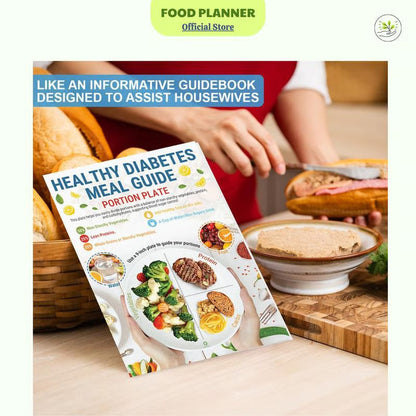 Diabetes Tracker Book with Food List