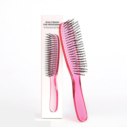 Detangle Knots Instantly! Gentle Portable Scalp Massage Hairbrush