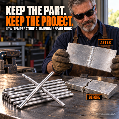 Low-Temperature Aluminum Repair Rods for DIY Welding