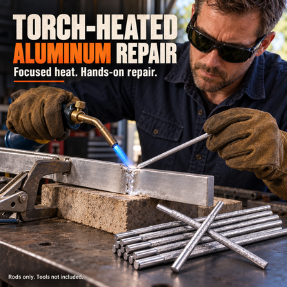 Low-Temperature Aluminum Repair Rods for DIY Welding