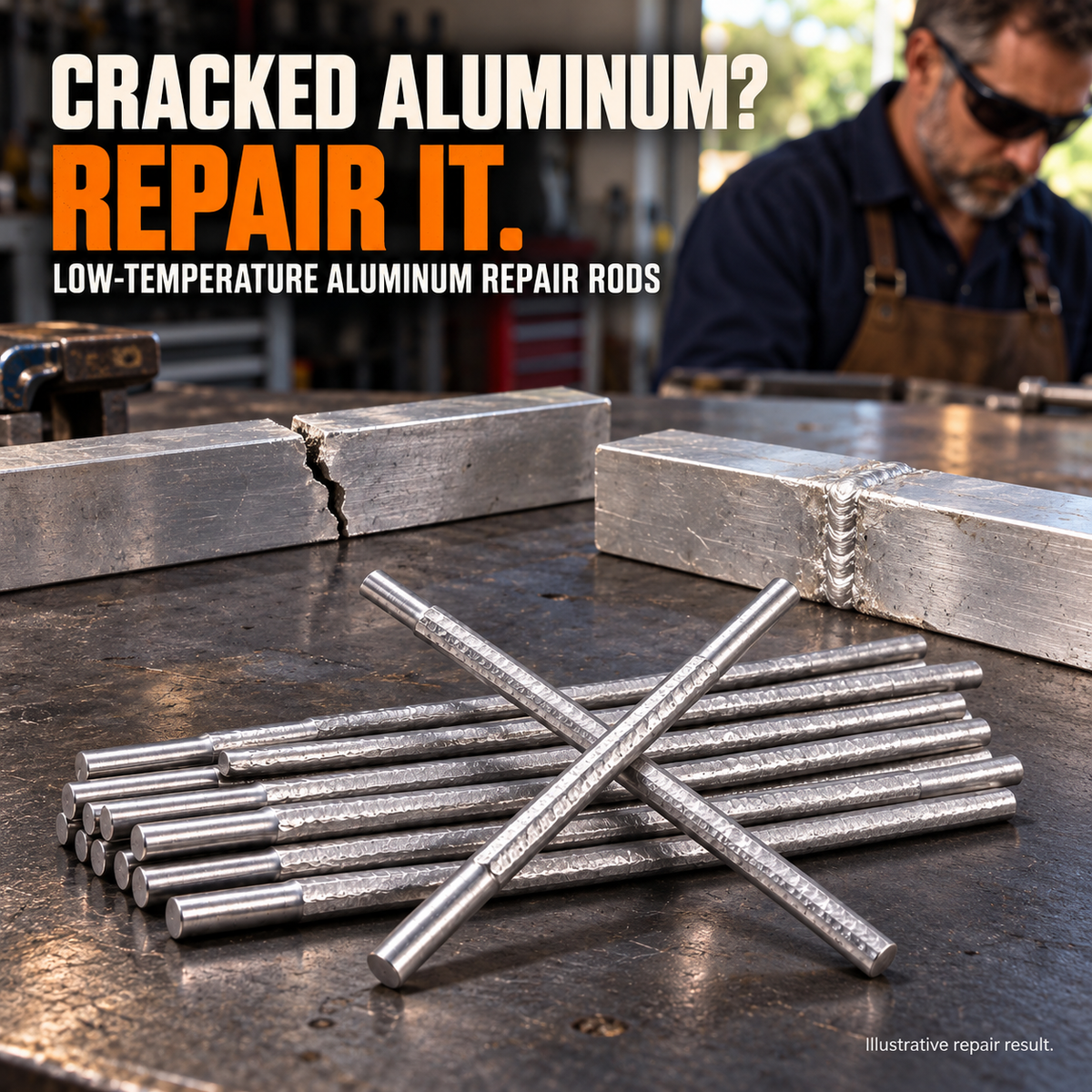 Low-Temperature Aluminum Repair Rods for DIY Welding