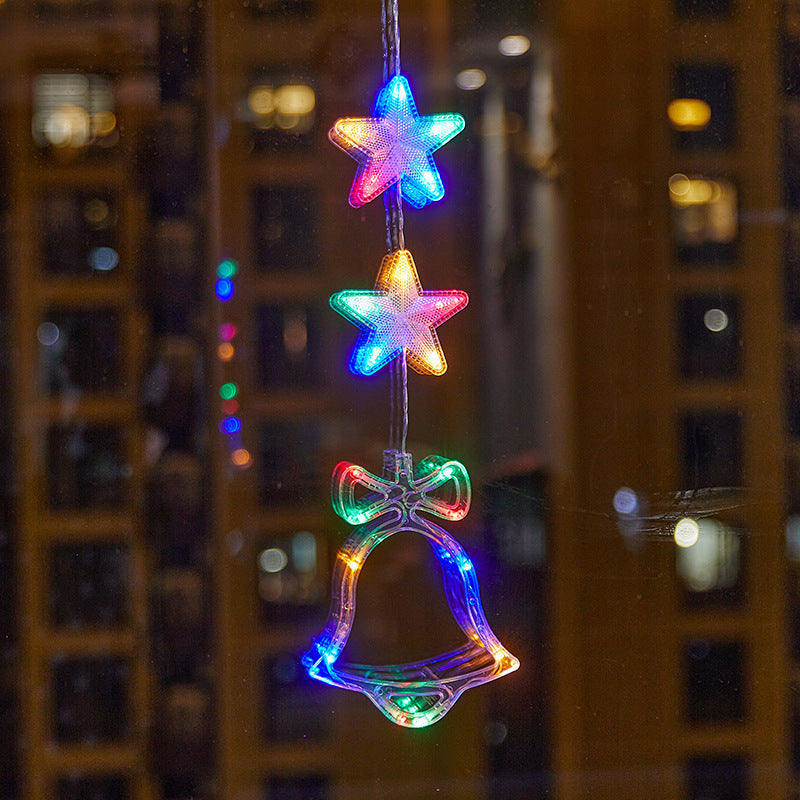 🎄❄️ DIY Christmas Snowflake Suction Cup LED Lights ✨ | Battery Operated, Warm & Multi-Colour, Window Suction Lights, Christmas Home & Party Decor