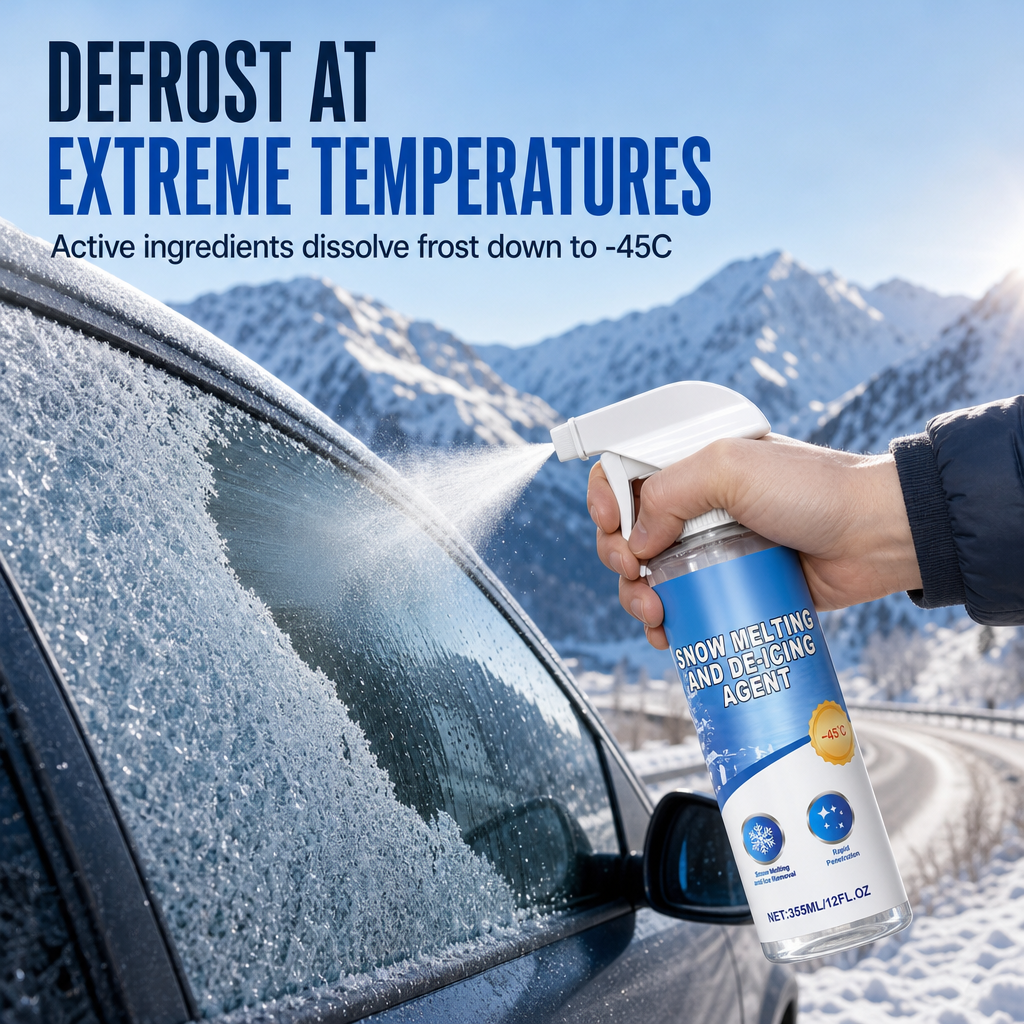 Quick Melting Car Windshield and Window Deicing Fluid