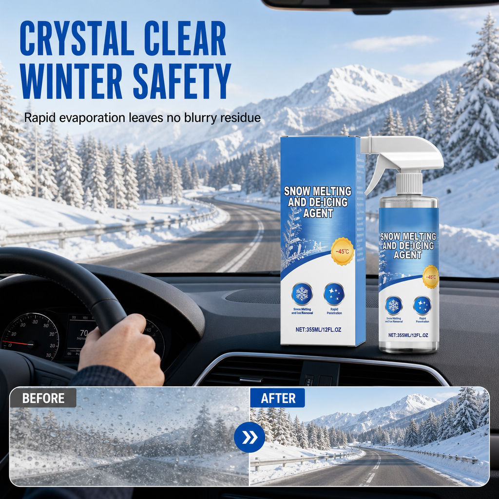 Quick Melting Car Windshield and Window Deicing Fluid