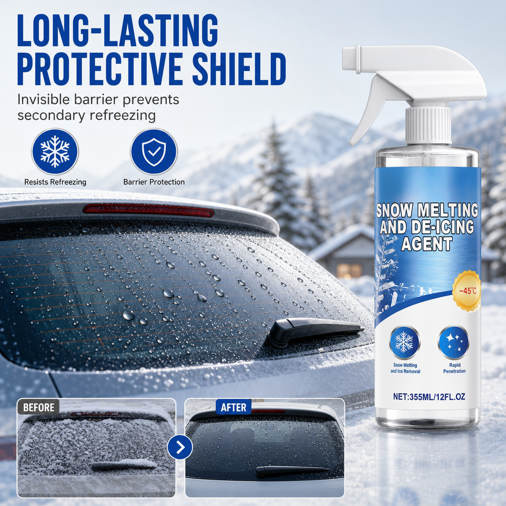 Quick Melting Car Windshield and Window Deicing Fluid