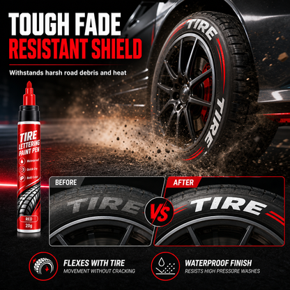 Quick Drying DIY Tire Marker for Car Wheel Decoration