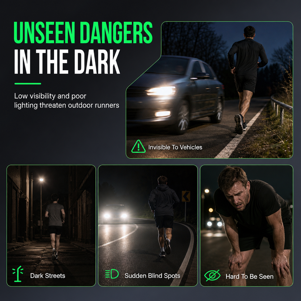📢📢50% OFF !! ⏰LED Glowing Shoe Clip Light Flashing Safety Warning Light for Night Running and Cycling
