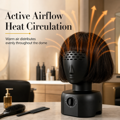 Mannequin Head Wig Dryer Stand with Hair Dryer Holder