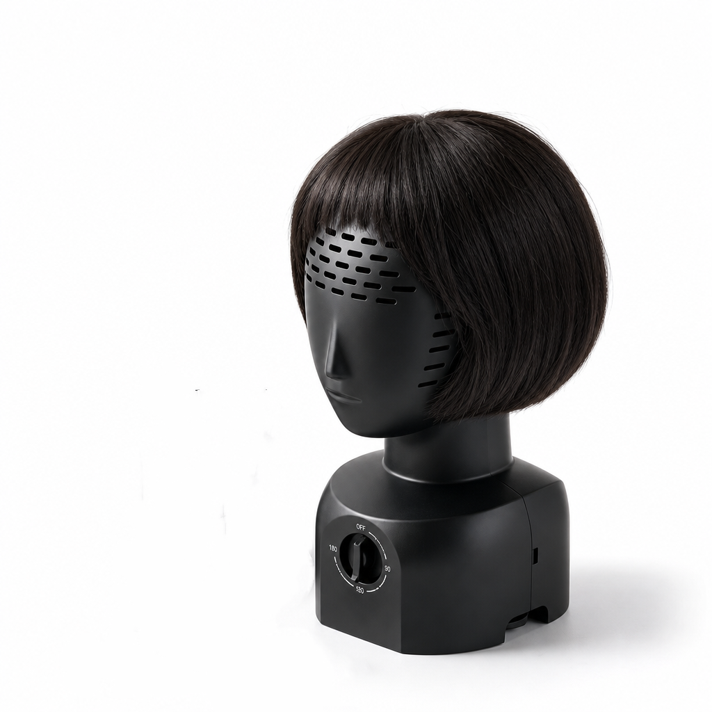 Mannequin Head Wig Dryer Stand with Hair Dryer Holder